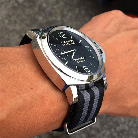 panerai with nato strap|aftermarket panerai straps.